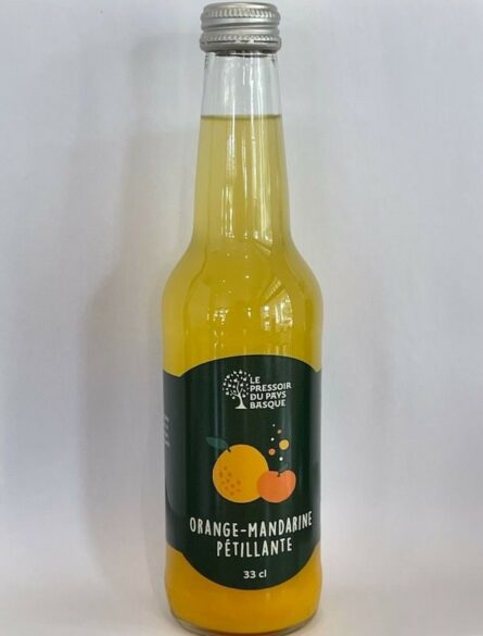 Jus d’orange et mandarine pétillant ( 33cl )