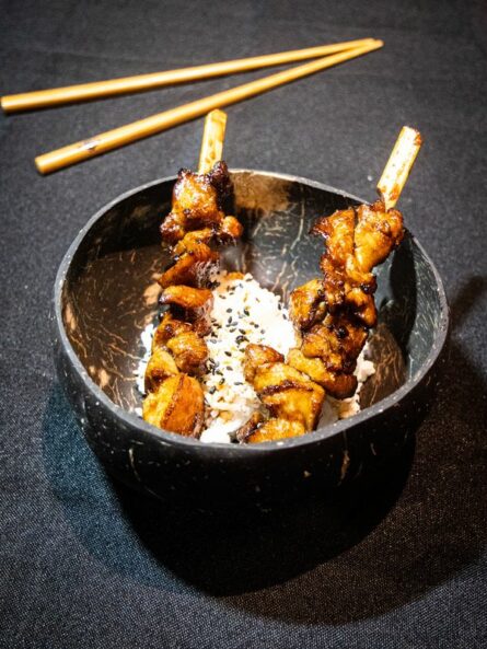Brochettes de poulet yakitori (2 pièces)